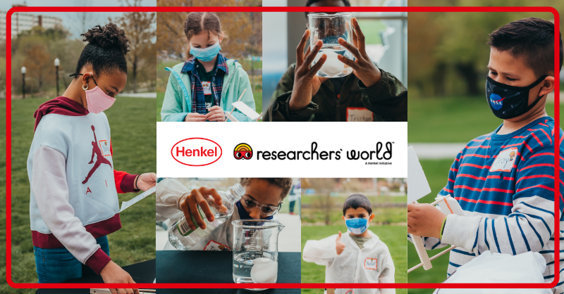 Children conducting experiments