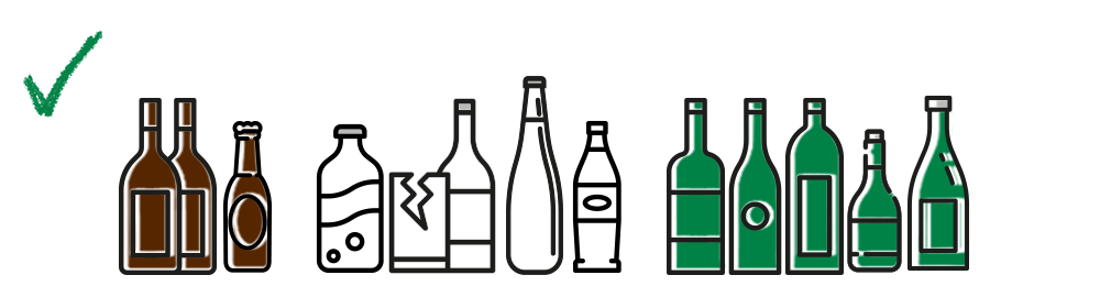 The right way to recycle: Glass