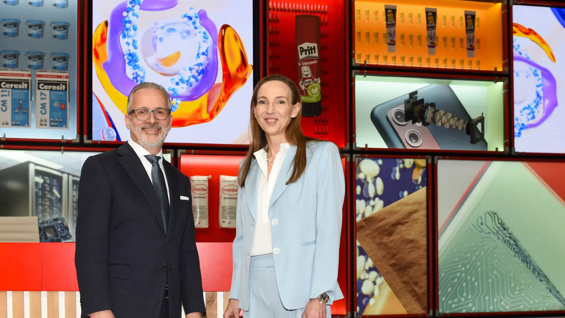 
Dr. Simone Bagel-Trah, Chairwoman of the Supervisory Board and Shareholders’ Committee, and Carsten Knobel, Chairman of the Henkel Management Board