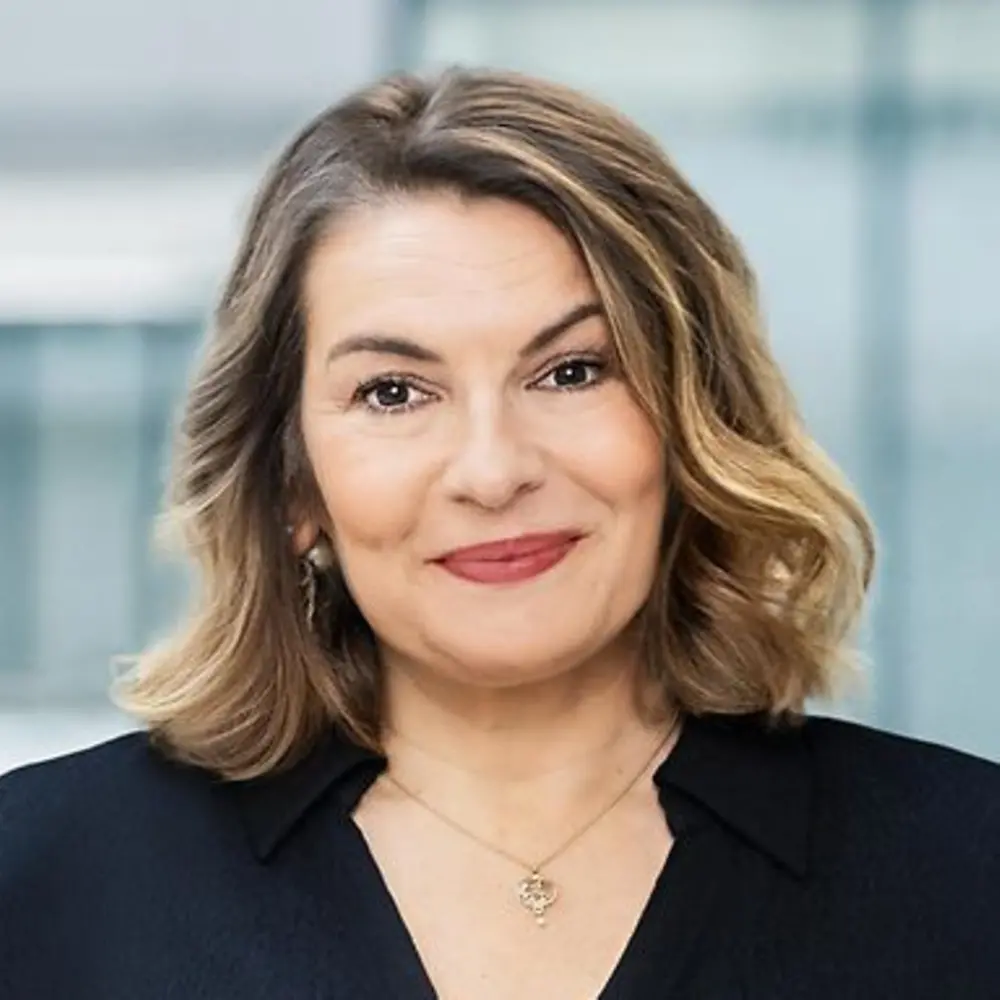 Portrait photo of Sylvie Nicol, Executive Vice President Human Resources, Infrastructure and Sustainability at Henkel